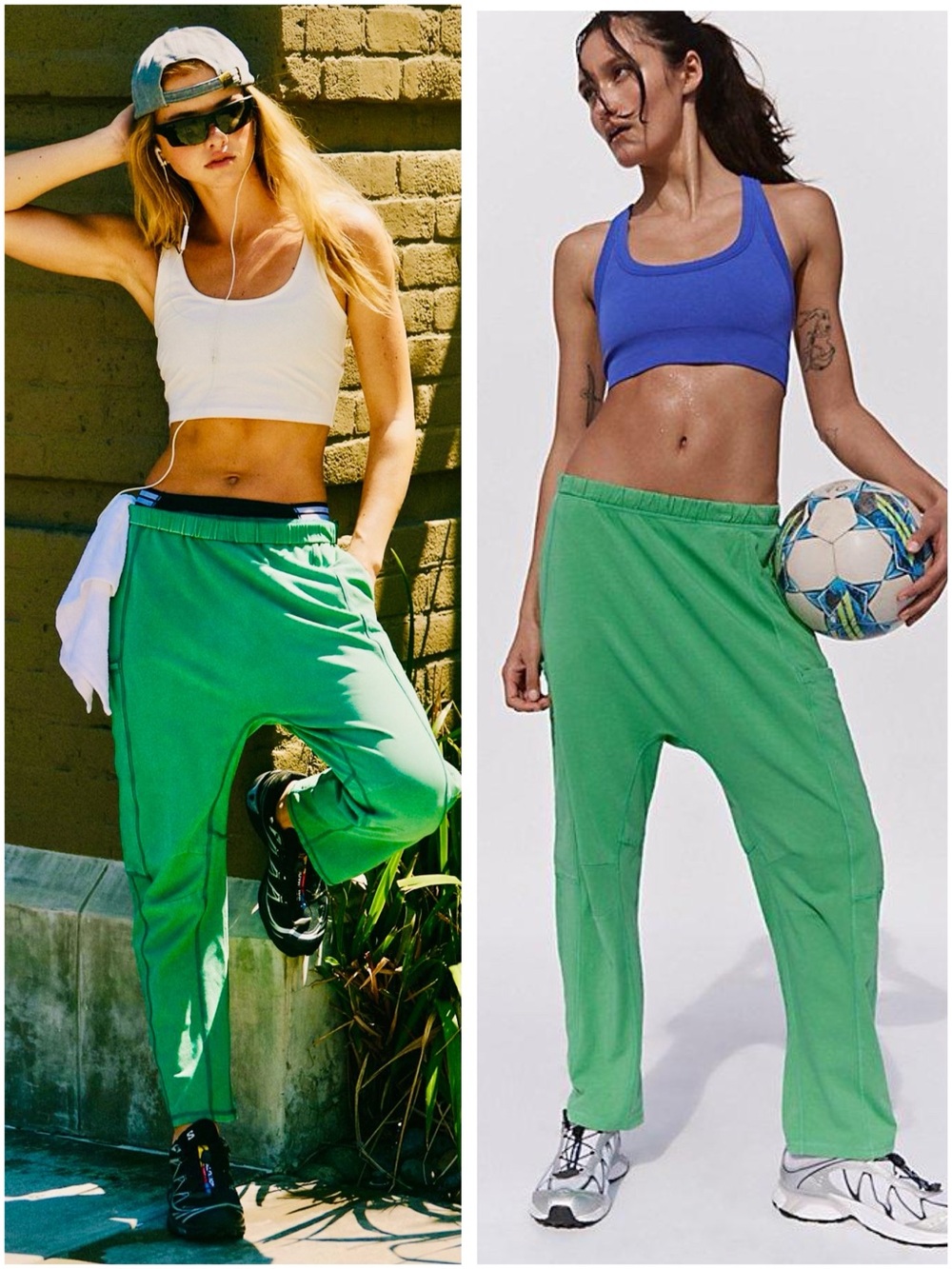 NWT Free People x FP Movement Hot Shot Pants - Neon Green